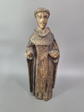 Holzfigur Mönch geschnitzt