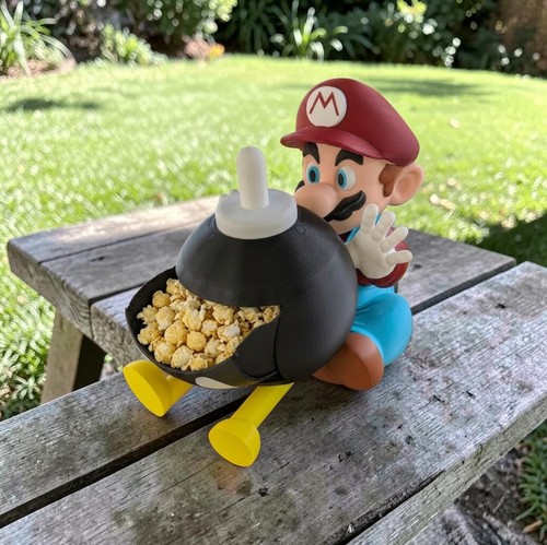 Mario popcorn eimer - mario, popcorn-eimer