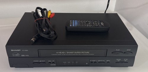 Sharp a560u vhs vcr video - sharp,