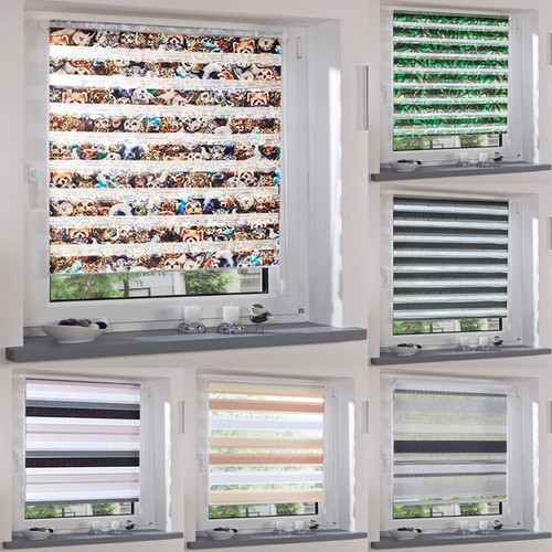 Designer doppelrollo motiv - doppelrollo,
