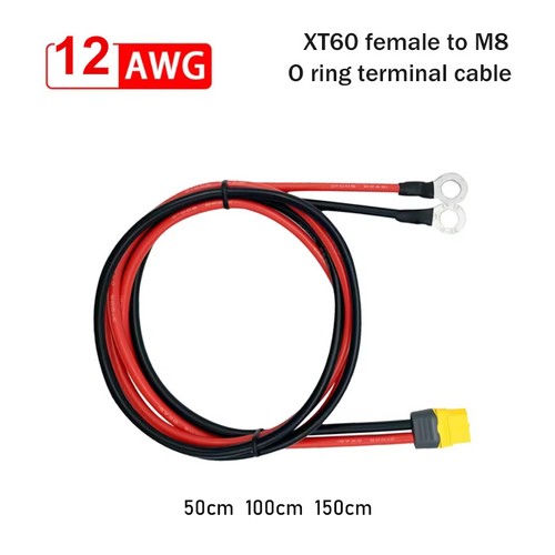 Xt60female o ring - to, m8