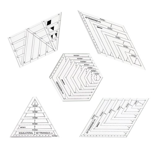 Patchwork lineal set - set, 5