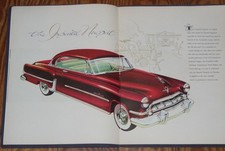1954 Chrysler Imperial Prospekt brochure n New Yorker 300 Newport LeBaron