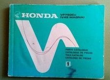 Reparaturanleitung Ersatzteilekatalog Honda VF750 C , V45 Magna, Teileliste 1982