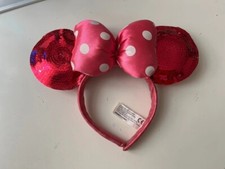 Minnie Maus Mouse Ohren Haarreifen pink Pailletten Disneyland Paris