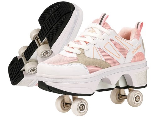 Turnschuhe rosa weiß - , mit