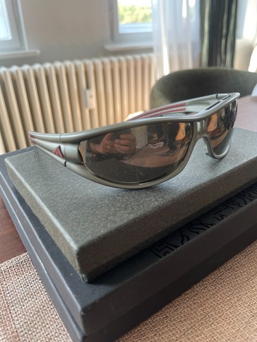 Adidas a135 sportbrille silber - sportbrille,