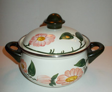Villeroy & Boch Wildrose Kochtopf mit Deckel  ca. 18 cm ASTA  Emaille