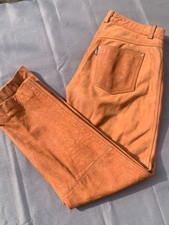 Leder Hose Polo Damen