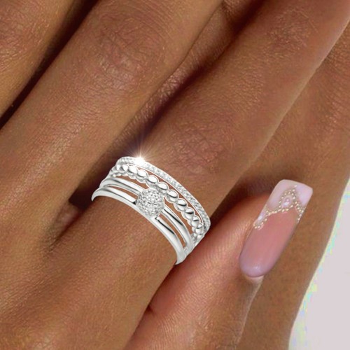Breiter damen ring 925 - ring,