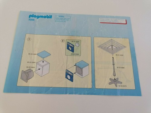 Playmobil 3206 nur bauplan - playmobil,