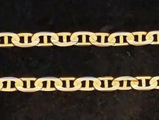 22 " 14K Massiv Gelbgold 6mm