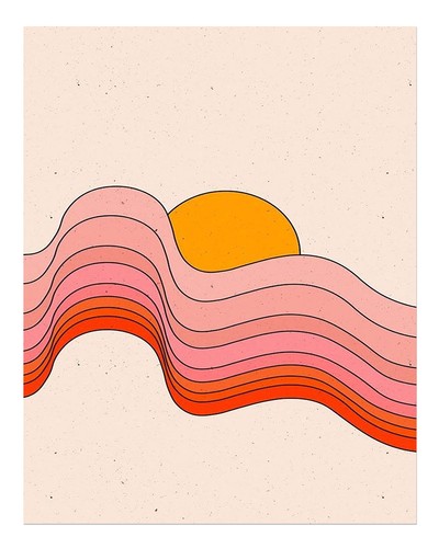 Retro sonnenuntergang - retro,