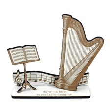 Dekoaufsteller Harfe –