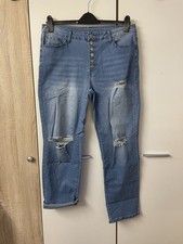 Damen-Fetzen-Jeans, Gr. XL (42/44) NEU