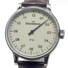 MEISTERSINGER (revisioned & almost new) XL 43mm No. 01 AM3301