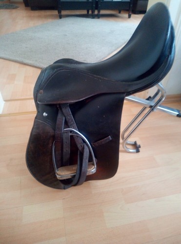 Springsattel braun - springsattel,
