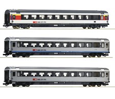 Roco H0 74022 Schnellzugwagen-Set "EuroCity 7" der SBB - NEU + OVP
