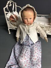 Antikes Käthe Kruse Hampelchen  + Bett