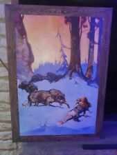 Displate Frazetta Wolf Pack