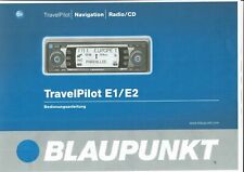 Blaupunkt Bedienungsanleitung user manual für TravelPilot E 1/2    deutsch Copy
