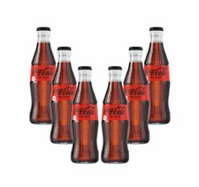 Coca Cola Zero 6er Set Zero Sugar 6x 0,2L inkl. Pfand MEHRWEG Glas Zuckerfrei