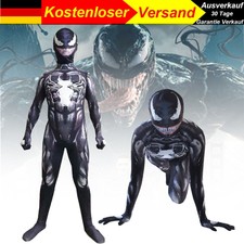 Kinder Spiderman Venom Cosplay Kostüm Jumpsuit Overall Marvel Party Kleider