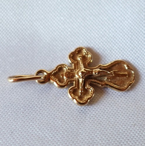 Kleiner kreuz anhänger 585 - kleiner,