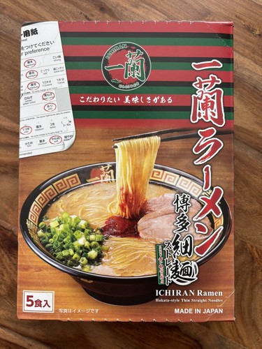 Ichiran tonkotsu ramen - ichiran, ramen,