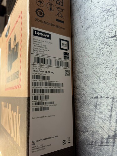 Lenovo thinkbook ultra 7 - g7,