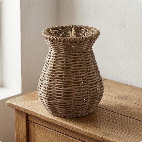 Gewebte vase handgeflochtene - gewebte,