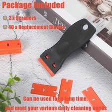 Schaber Mini Kunststoff 20 Klingen Plastikspachtel Klebereste Entferner