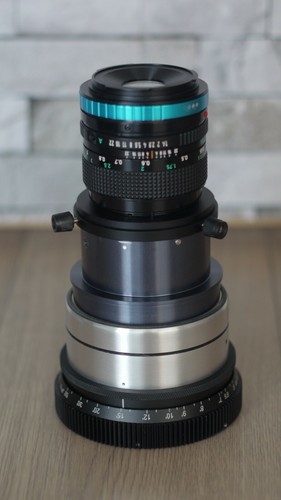 Anamorphic lens single - single, focus