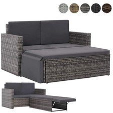 Polyrattan lounge essgruppe - polyrattan,
