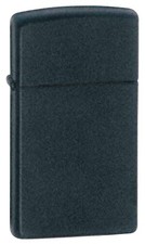 ZIPPO SLIM  schwarz   FEUERZEUG - BLACK MATTE  1618 60000227