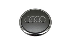 Audi Nabenkappe Grau Metallic