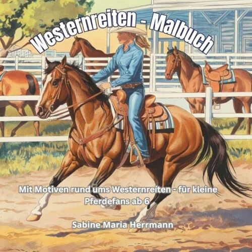 Westernreiten malbuch für - westernreiten,