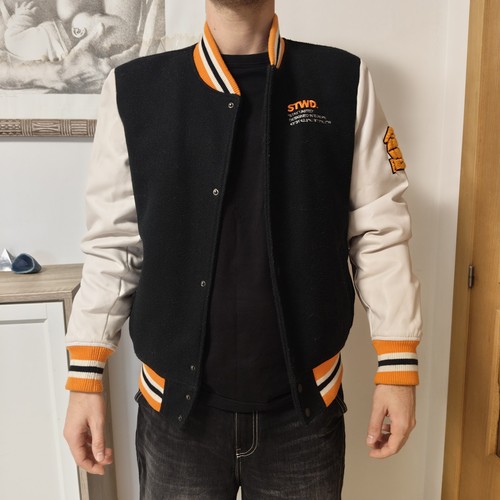 Pull bear stwd black varsity - black,