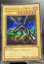 Yu-Gi-Oh. Rotäugiger Blauer Drache.  Ultra Rare. Holo. 1 Auflage.  Nr. 73677422