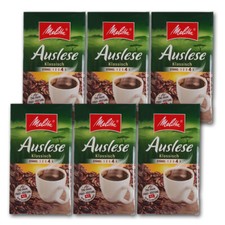 Melitta Auslese Kaffee Gemahlen 6 x 500 Gr, Preis ist inklusive Kaffeesteuer