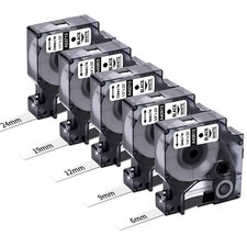 3x Schriftband für Dymo D1