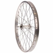 Speichenrad 1,20x16 Zoll für Mopedanhänger - Alufelge natur + Alu-Nabe, 36-Loch