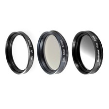 UV POL Grauverlaufs-Filter passend für Panasonic Lumix GX80 mit 12-32mm Objektiv