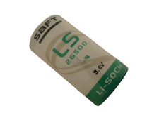SAFT Lithium Batterie / LS 26500 / 3,6V / Li-SOCl2 (25-4-8-26)