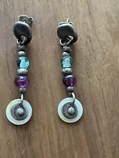 Ohrringe UNO De 50 Silber Stecker Hängend 