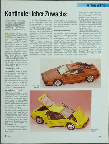 Lotus esprit turbo und - esprit,
