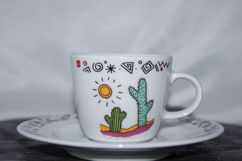 Epsressotasse 2tlg mit - epsressotasse, 2tlg.