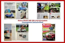 Maico Mobil MB 200 Literaturpaket - 3 komplette Zeitschriften