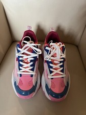 Buffalo Damen Low Sneaker TRAIL ONE Bunt Textil-Synthetik-Mix Vegan Pink Gr.40