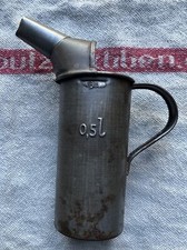 Ölkanne 0.5L Wehrmacht 3 Eichmarken wie Essolub, Motanol , Aral Bv Olex BP Shell